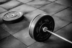 Crossfit Barbell on Floor